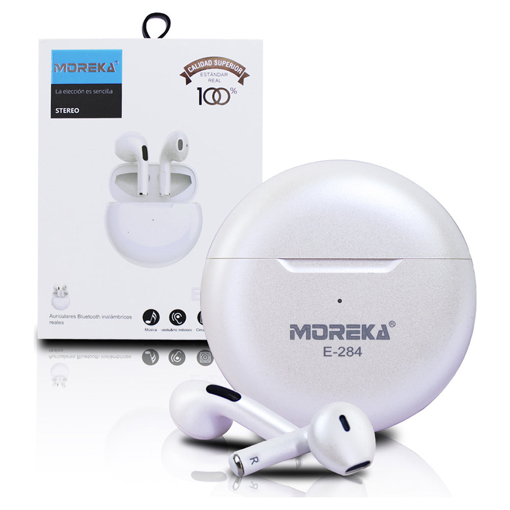 Audífonos Bluetooth 5.0 Moreka E-284 TWS Táctil - Imagen 1