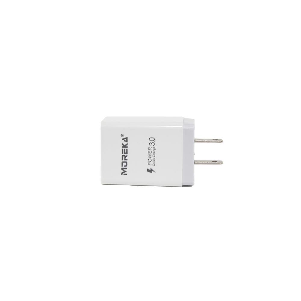 Cargador Moreka D-4, 3.5 A, 1 Usb, 2 piezas, Cable Tipo C - Imagen 2