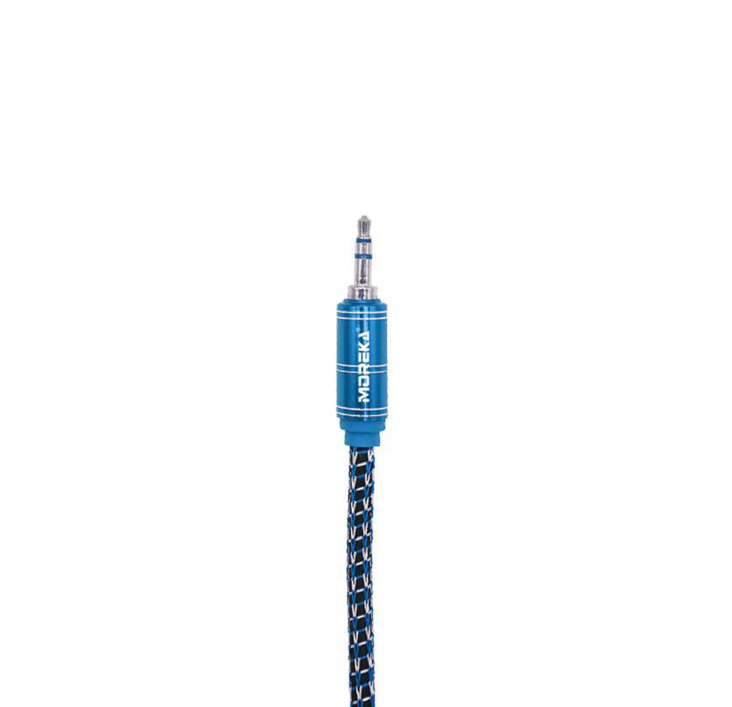 Cable De Audio, Moreka AU-01, Auxiliar 3.5, 1500mm, Reforzado - Imagen 12
