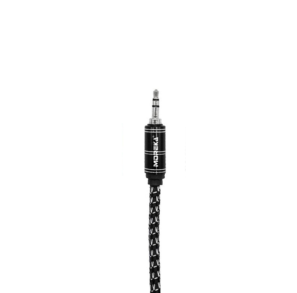 Cable De Audio, Moreka AU-01, Auxiliar 3.5, 1500mm, Reforzado - Imagen 8