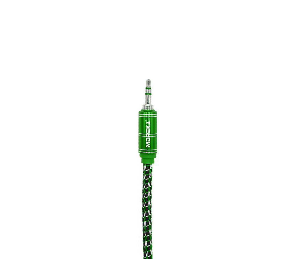Cable De Audio, Moreka AU-01, Auxiliar 3.5, 1500mm, Reforzado - Imagen 10