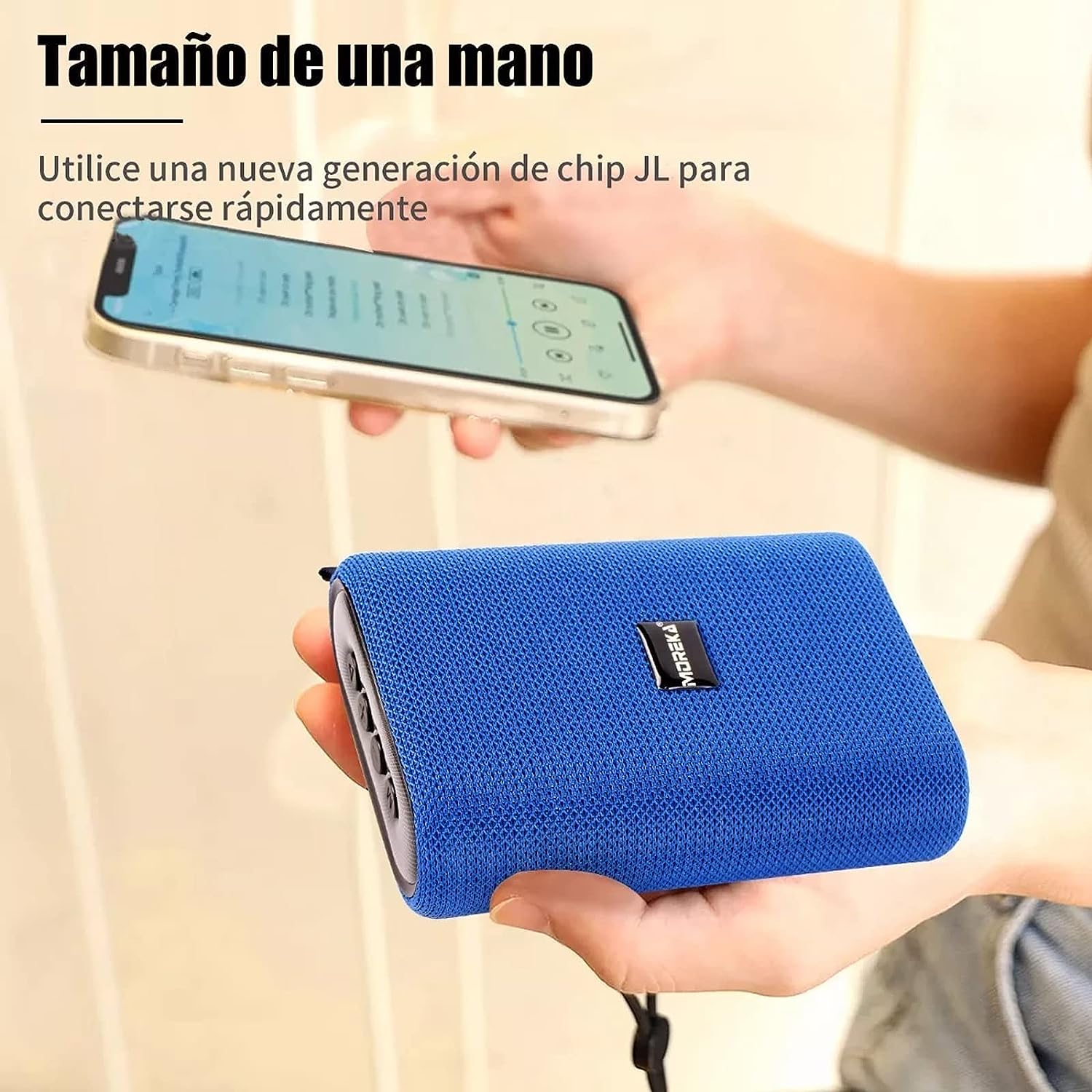 Bocina Moreka T35, Bluetooth, TF Card, Radio FM, USB - Imagen 8