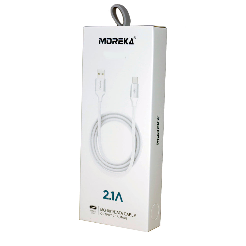 Cable Tipo V8 Microusb Moreka CB-01 2.1 A y Datos 1 M - Imagen 2