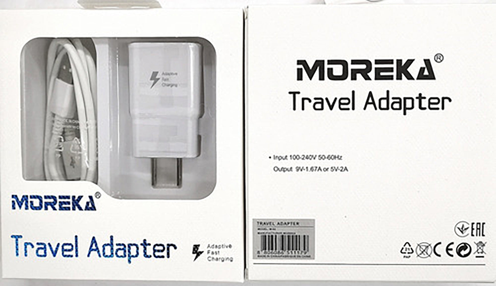 Cargador V8 Micro USB Moreka M-02, 2.1A - Imagen 5