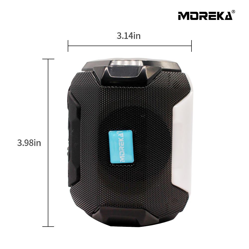 Bocina portátil Bluetooth Memory card FM contra agua T162 - Imagen 4