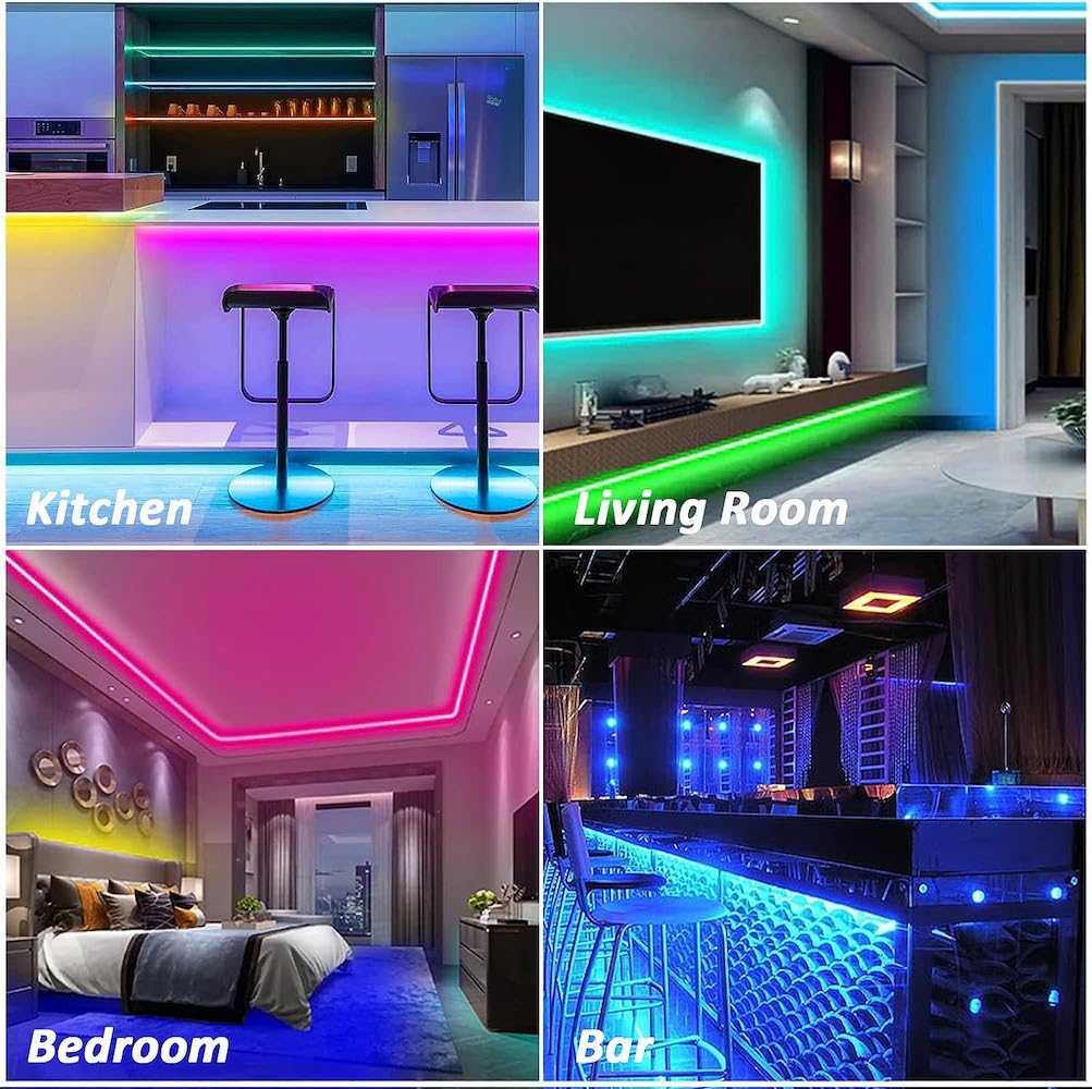 Tira Luz Led Colores Moreka 28355, 5m 2835 Rgb Con Control 24 Botones - Imagen 2
