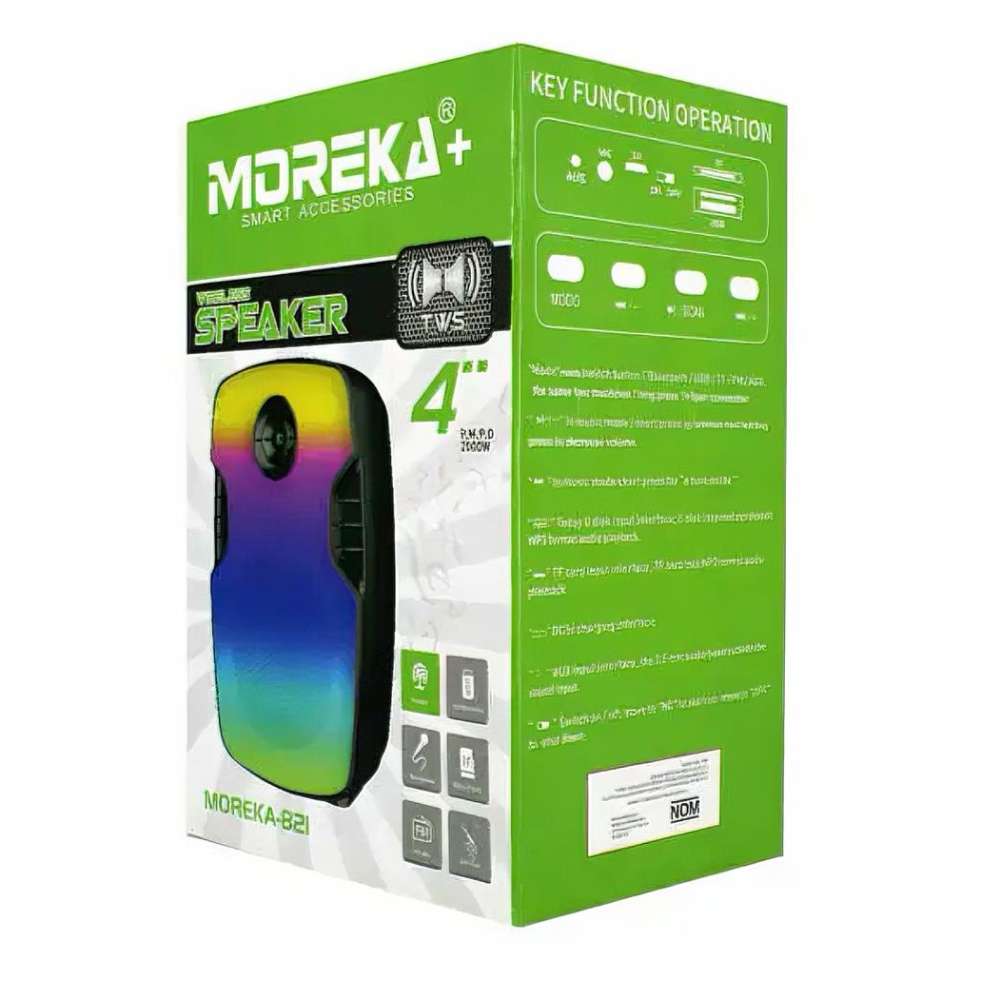 Bocina Moreka 821, Bluetooth, TF Card, Radio FM, USB - Imagen 5