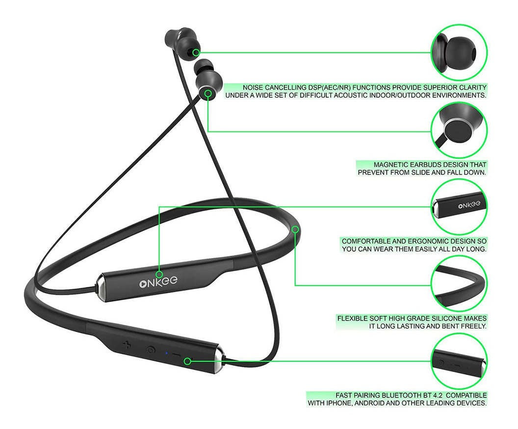 Audífonos Onkee S7 Sport baterÍa 15 hrs. — Bluetooth 5.3 TWS - Imagen 4