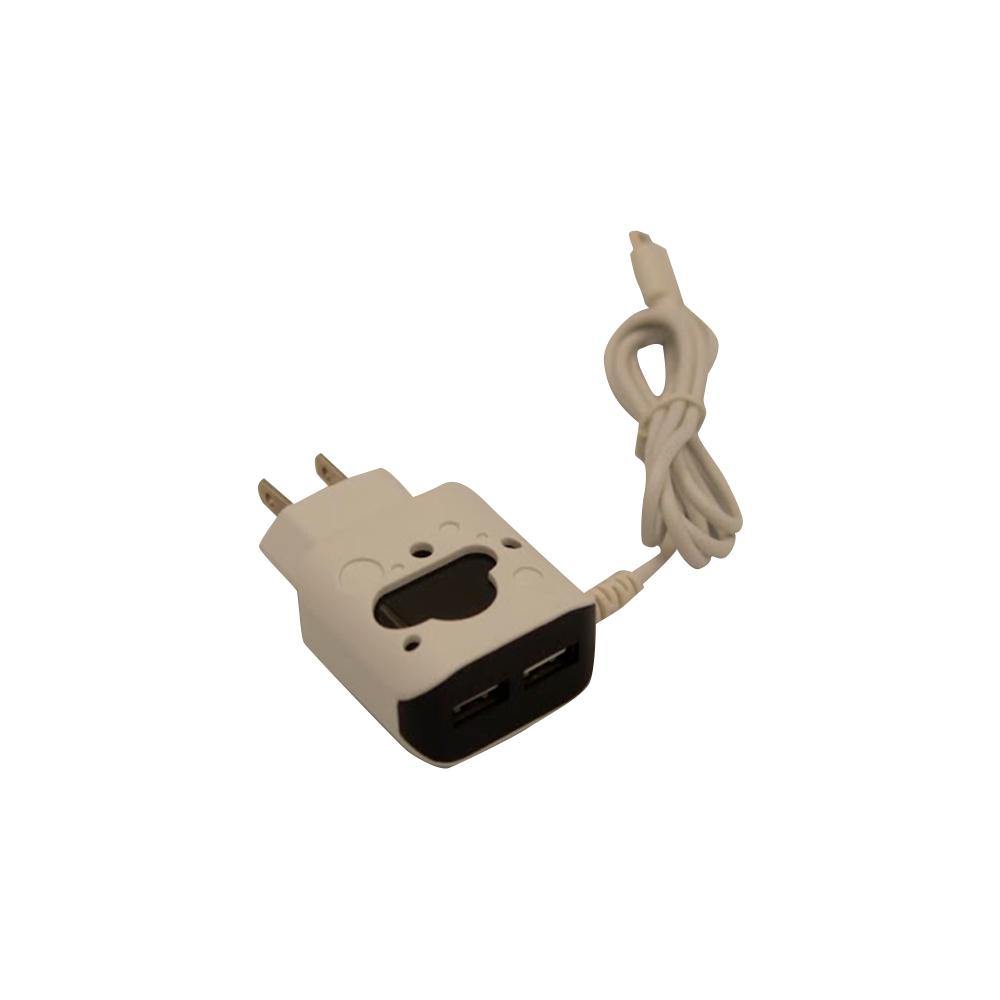 Cargador Moreka M-1078, Cubo 3.1 A, 2 Usb Cable Tipo C, Led - Imagen 8