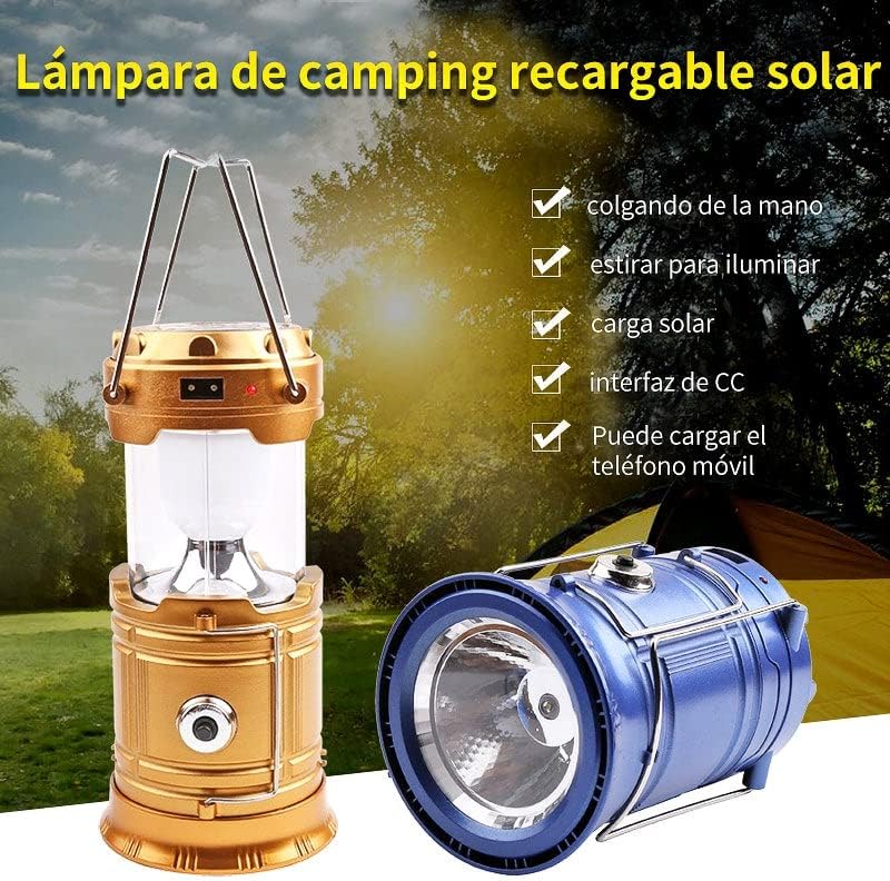 Lámpara Solar Para Camping Moreka LJ5800 Usb, Power Bank Básic - Imagen 6