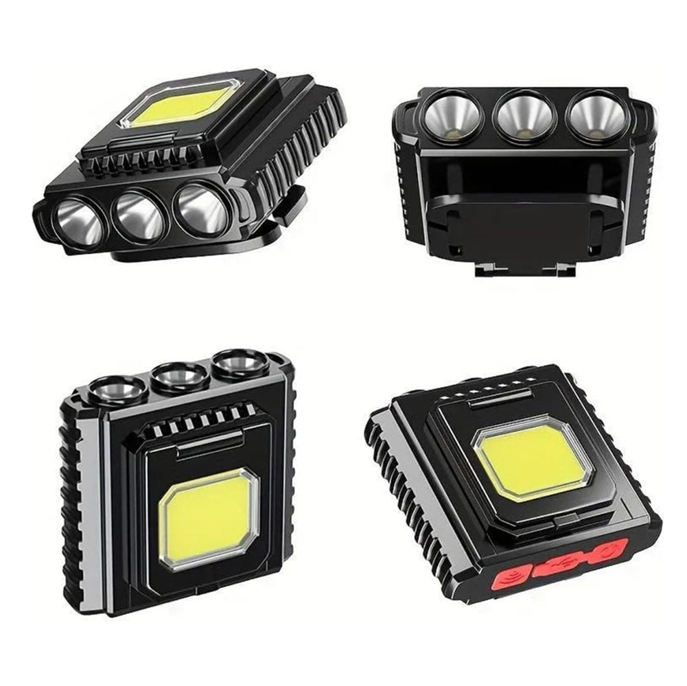 Lámpara De Cabeza Linterna Minero Recargable Impermeable M-801S - Imagen 2