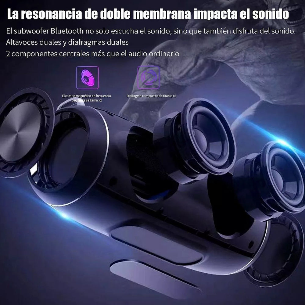 Bocina Moreka 622, Bluetooth, TF Card, Radio FM, USB, Waterproof IPX5 - Imagen 2