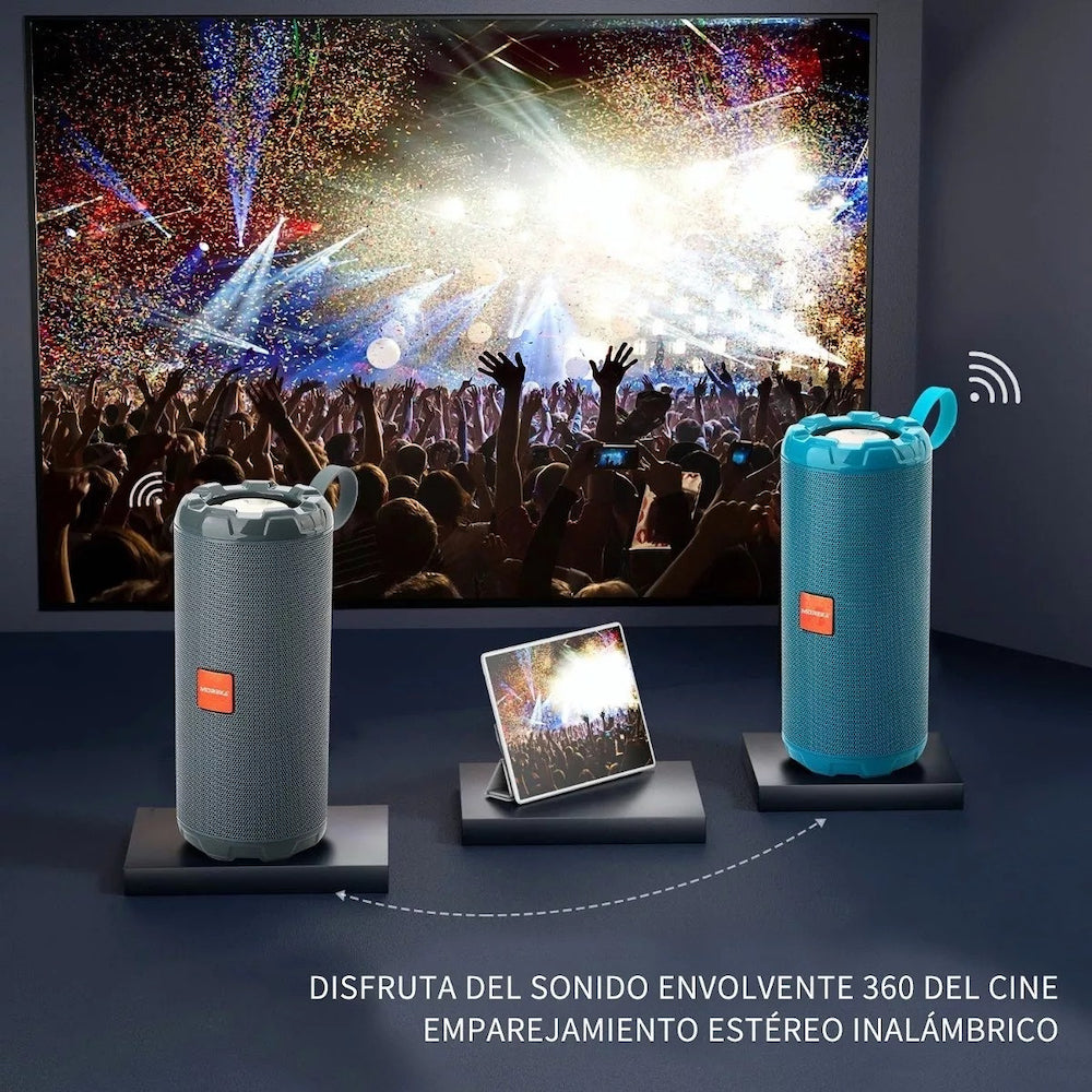Bocina Moreka 622, Bluetooth, TF Card, Radio FM, USB, Waterproof IPX5 - Imagen 5