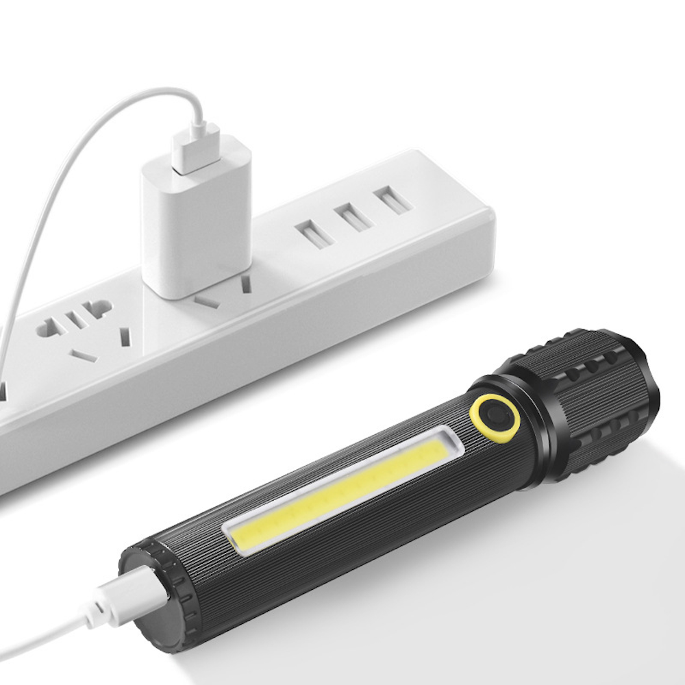 Linterna Moreka M-C73, COB, Metálica, Recargable 1200 mAh - Imagen 2