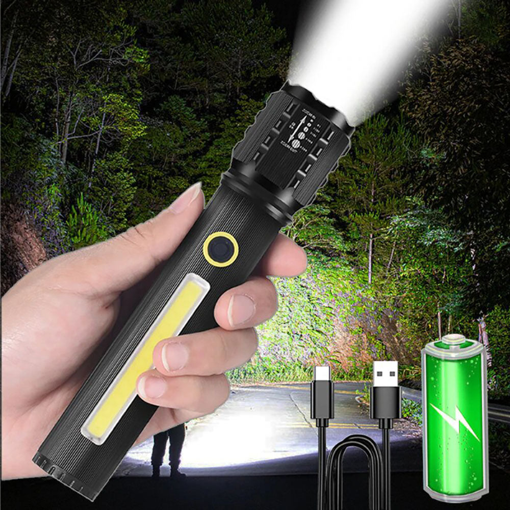 Linterna Moreka M-C73, COB, Metálica, Recargable 1200 mAh - Imagen 3