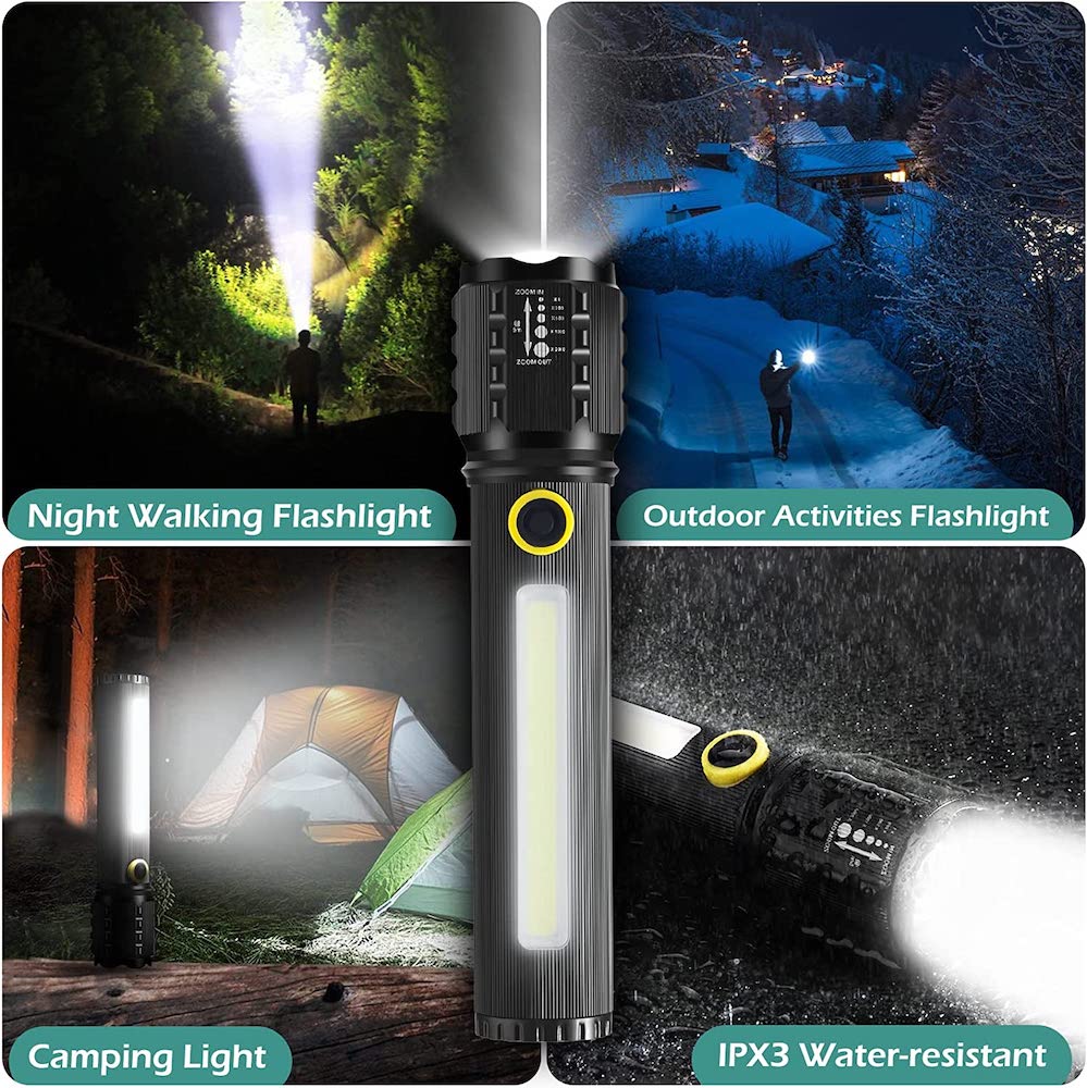 Linterna Moreka M-C73, COB, Metálica, Recargable 1200 mAh - Imagen 6