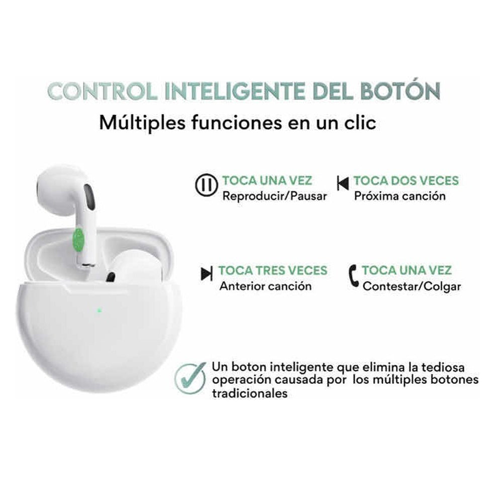 Audífonos Inalámbrico Manos Libres Bluetooth Moreka Pi06 - Imagen 4