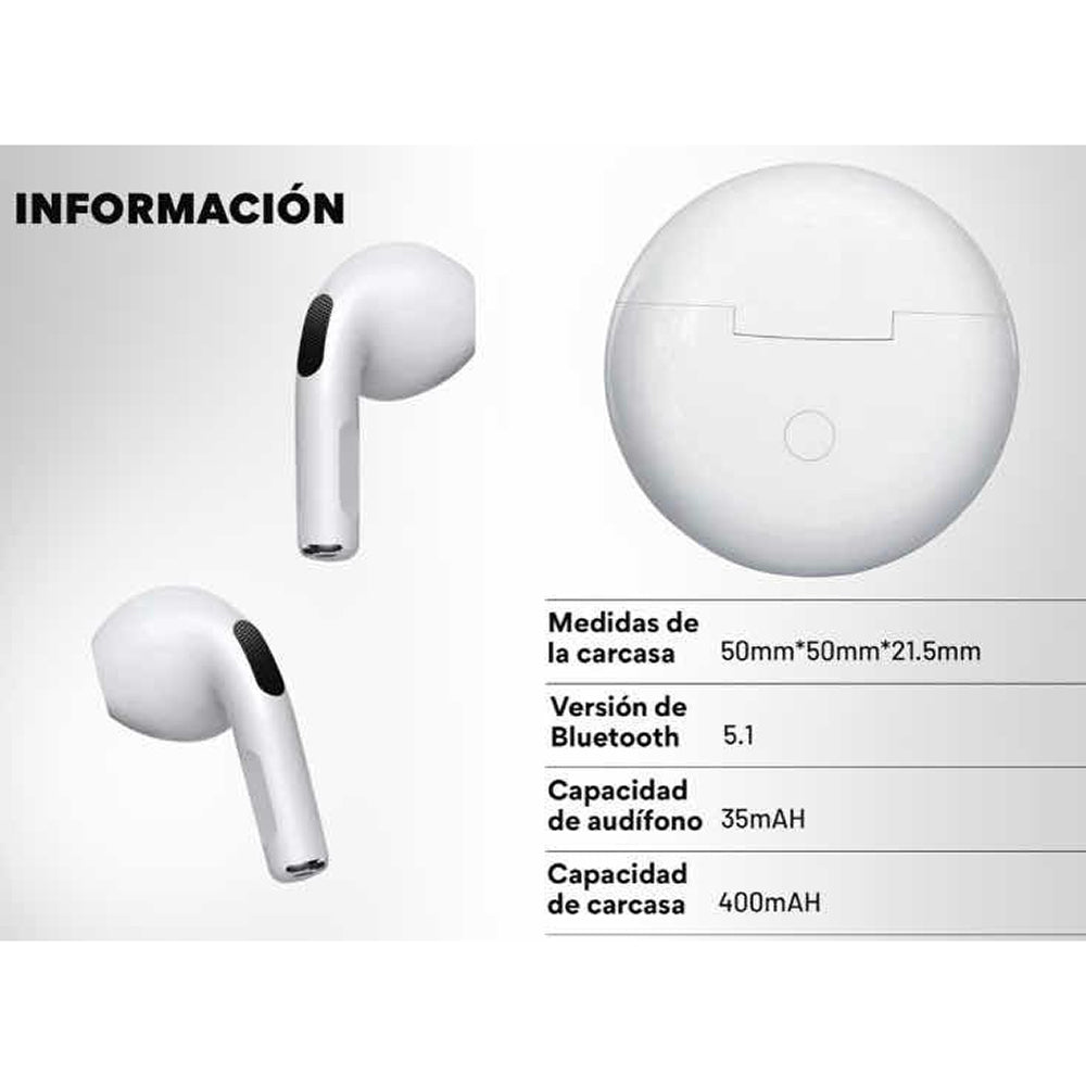 Audífonos Inalámbrico Manos Libres Bluetooth Moreka Pi06 - Imagen 5