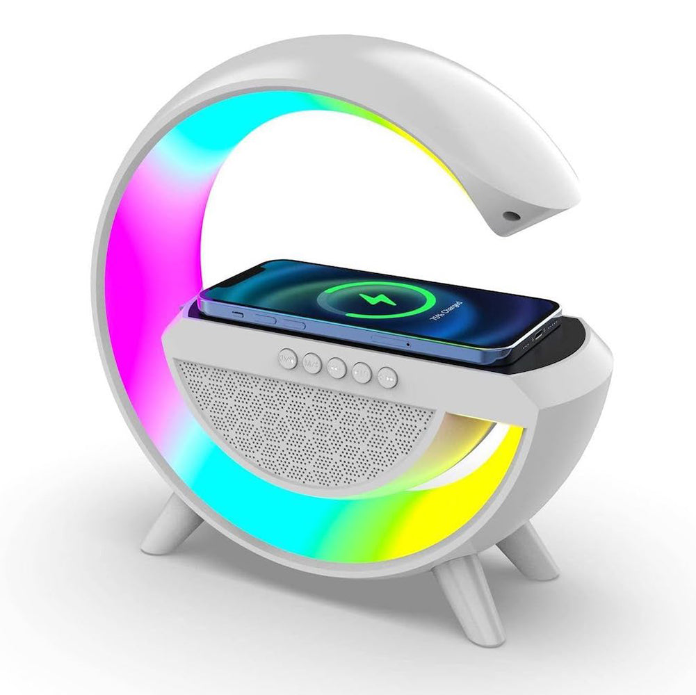 Lampara Bocina Moreka YN-2209,Cargador inalámbrico Bluetooth recargable - Imagen 1