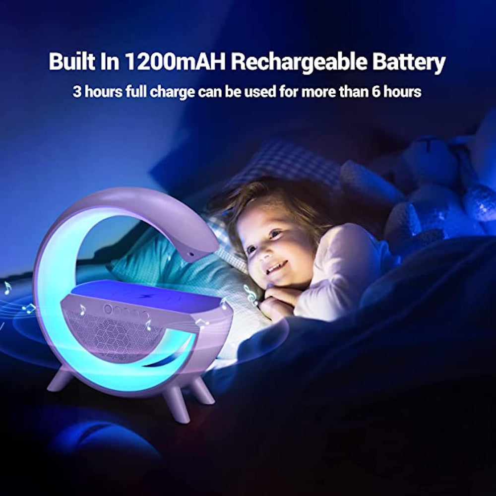 Lampara Bocina Moreka YN-2209,Cargador inalámbrico Bluetooth recargable - Imagen 9