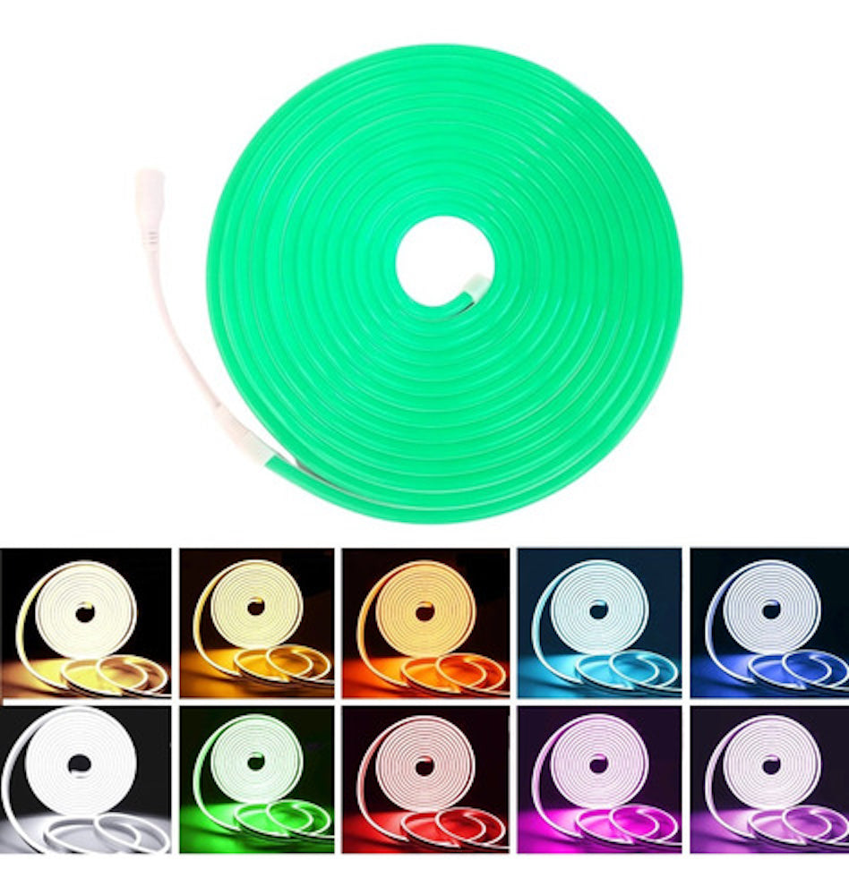 Tira Luz led NEÓN Ip65 Flexible Unicolor De 5m M13-005 - Imagen 6