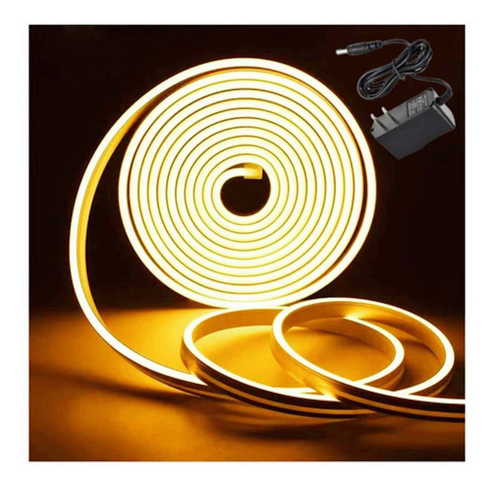 Tira Luz led NEÓN Ip65 Flexible Unicolor De 5m M13-005 - Imagen 9