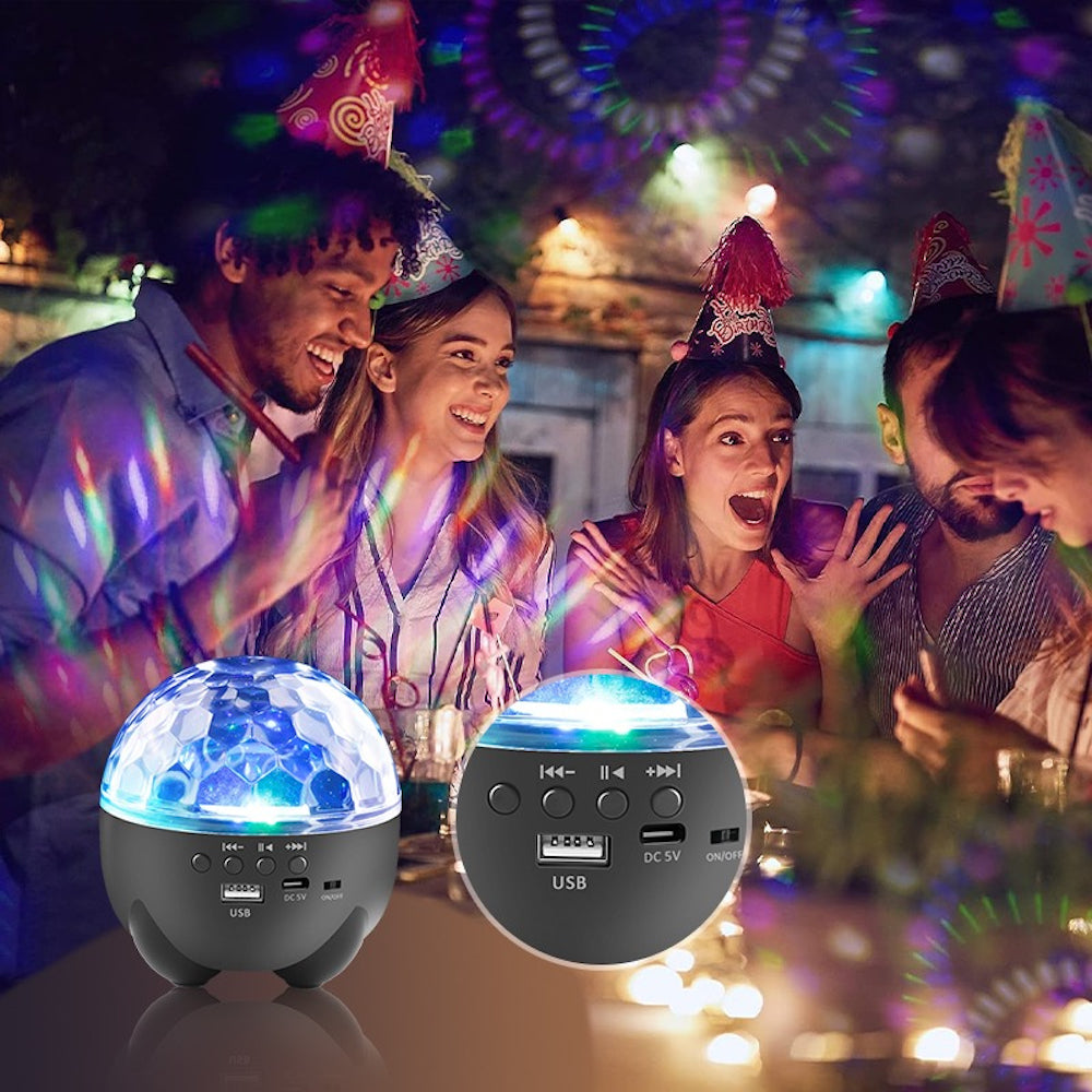Bocina LT-750 Bluetooth TF Card USB Luces Discoteca - Imagen 6