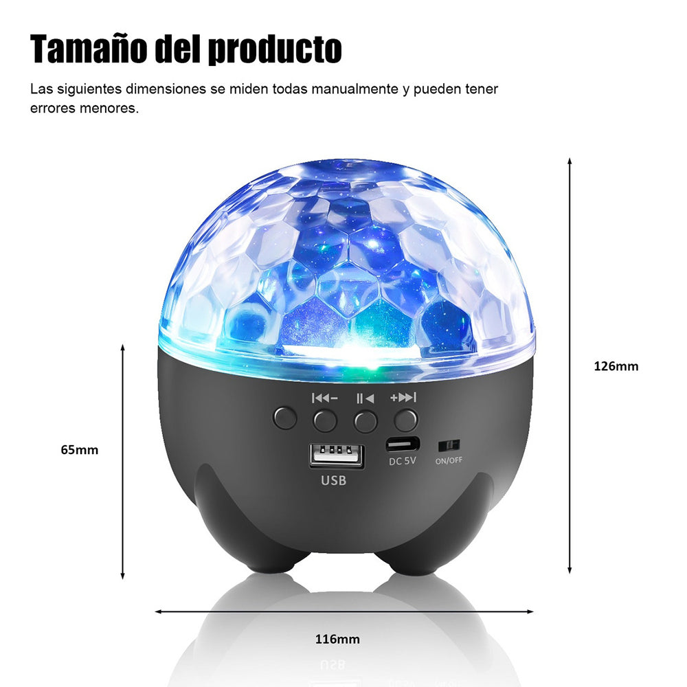Bocina LT-750 Bluetooth TF Card USB Luces Discoteca - Imagen 7