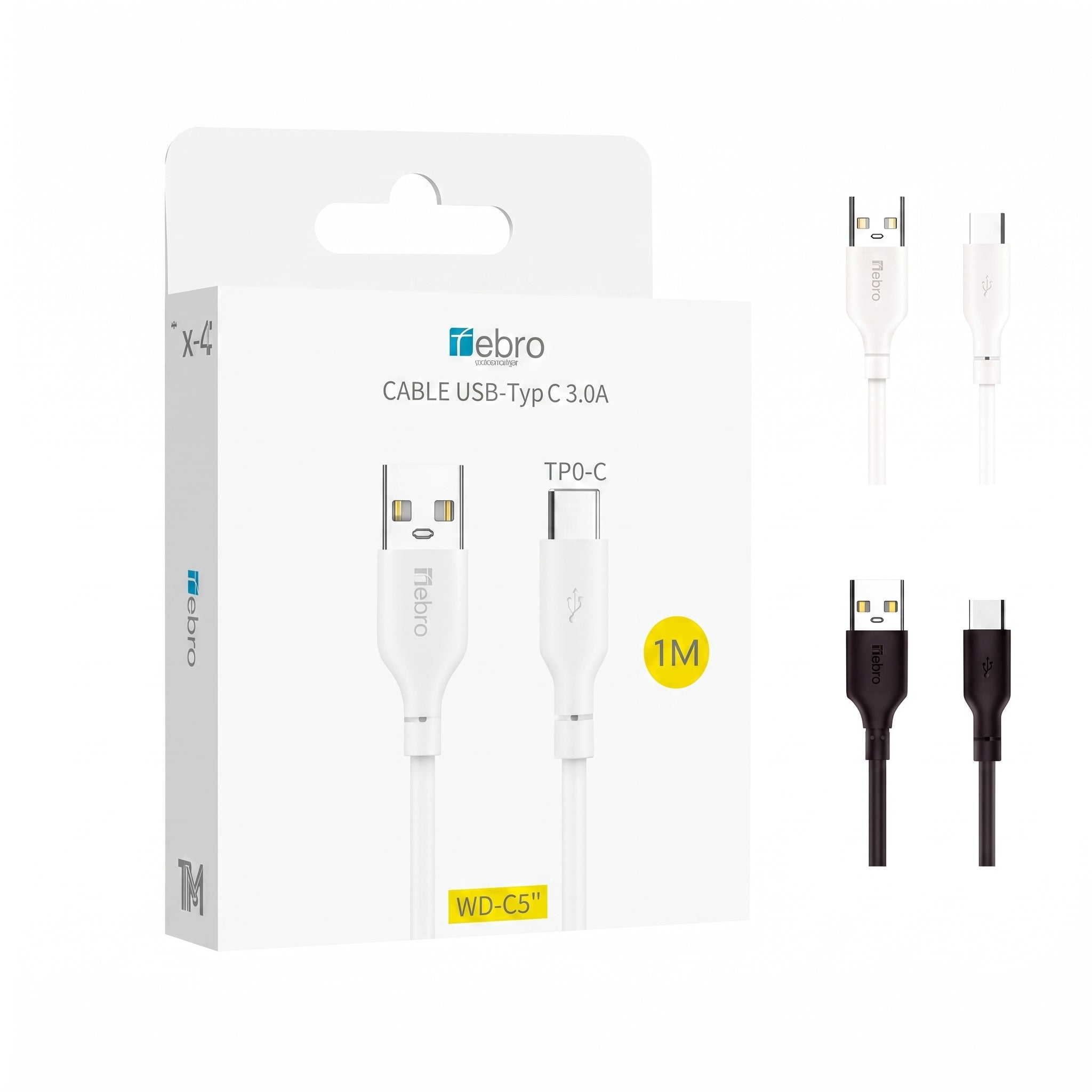 Cable USB-A a USB-C Nebro WD-05T: Carga 30W - Imagen 8