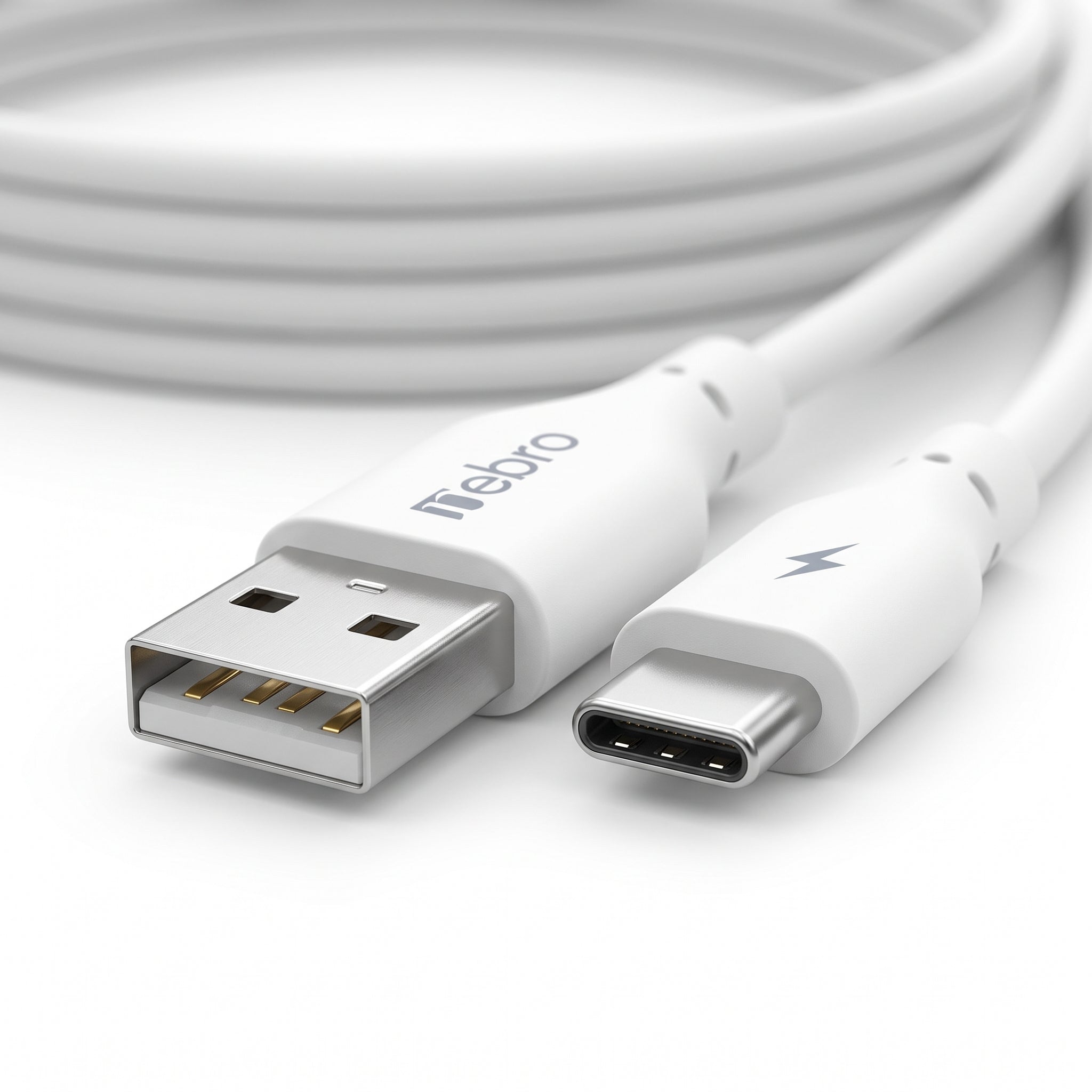 Cable Tipo-C Carga Rápida 3.0A Nebro WD-25T - 2 Metros