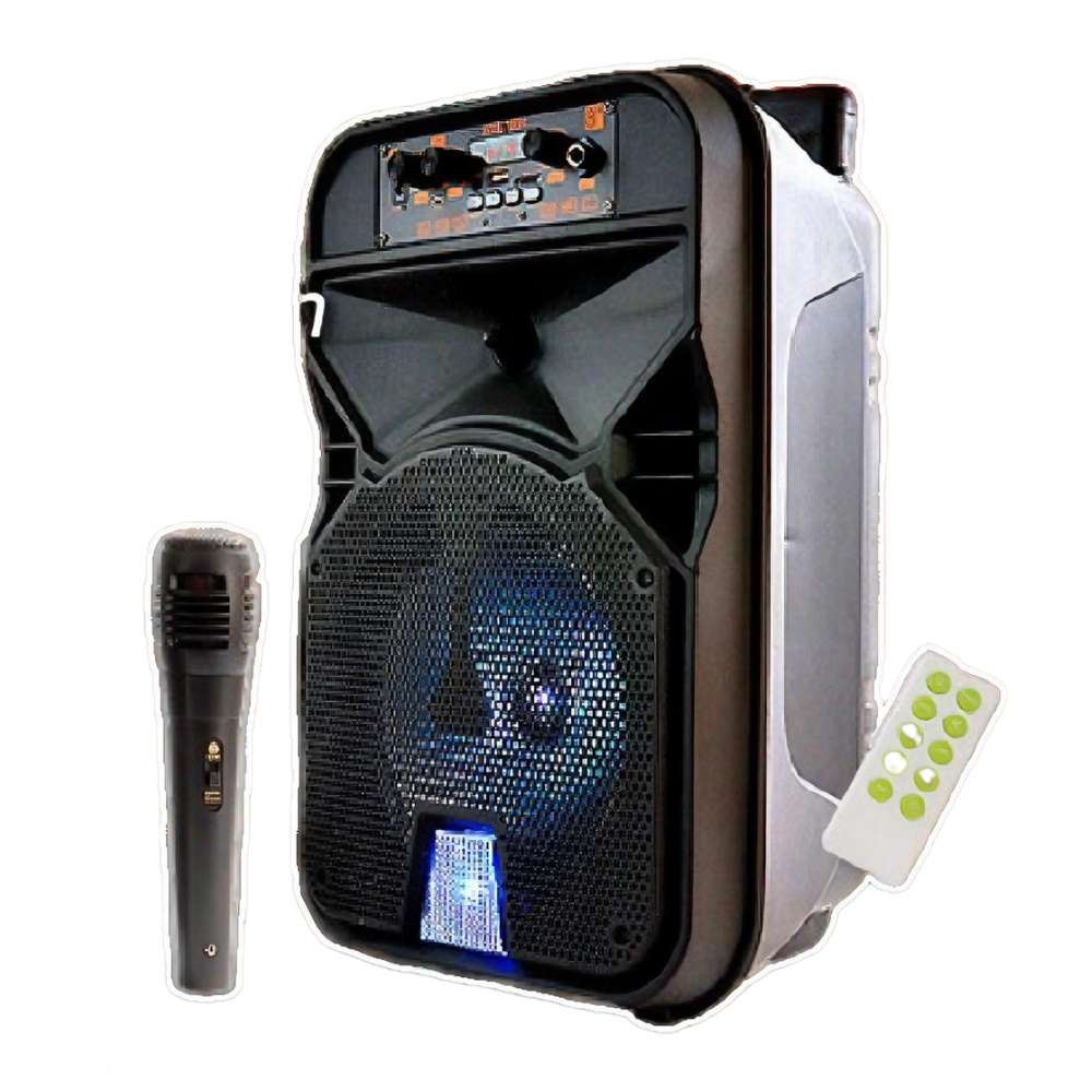 Bocina KTS-1531, Bluetooth, TF Card, Radio FM, USB MIC. 8
