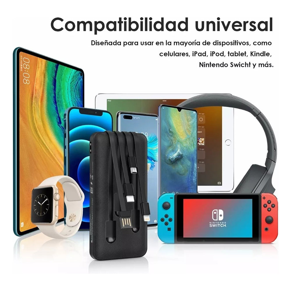Base de Celular Moreka K059 Power Bank 10000 mAh Tipo C V8 IP - Imagen 7