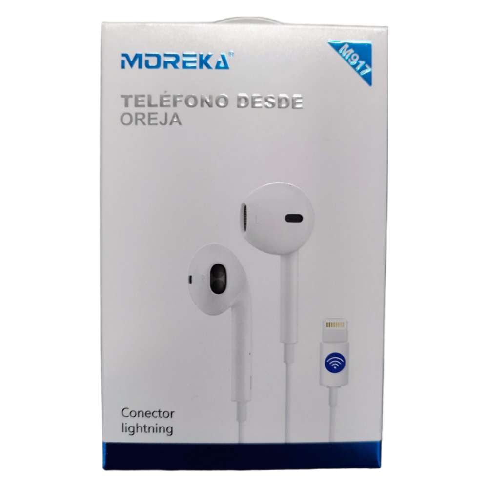 Audífonos Moreka M917 Alámbricos IP Manos Libres Control de play/pausa. - Imagen 2