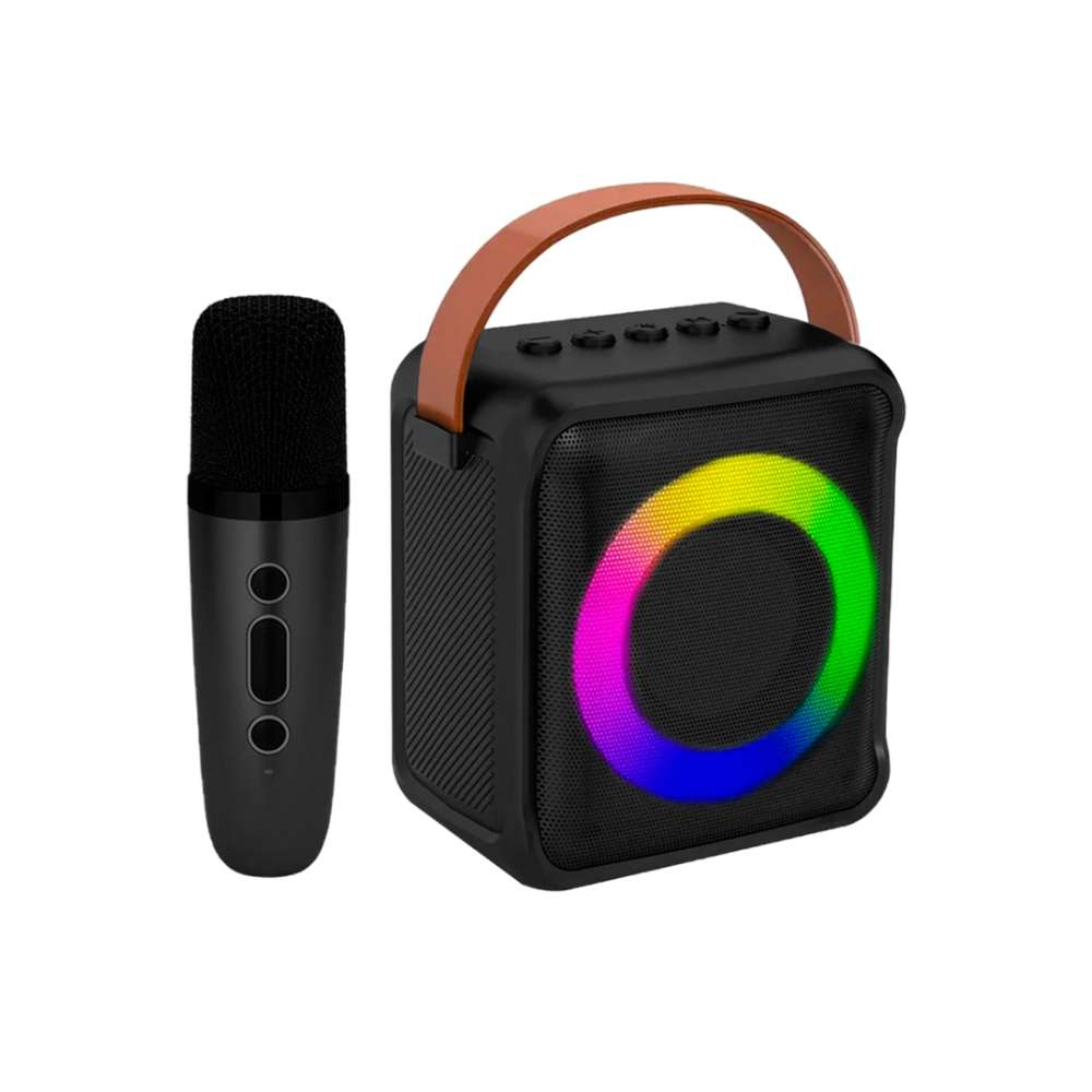 Bocina Karaoke Bluetooth FM dual microfono portatil WL-391 - Imagen 1