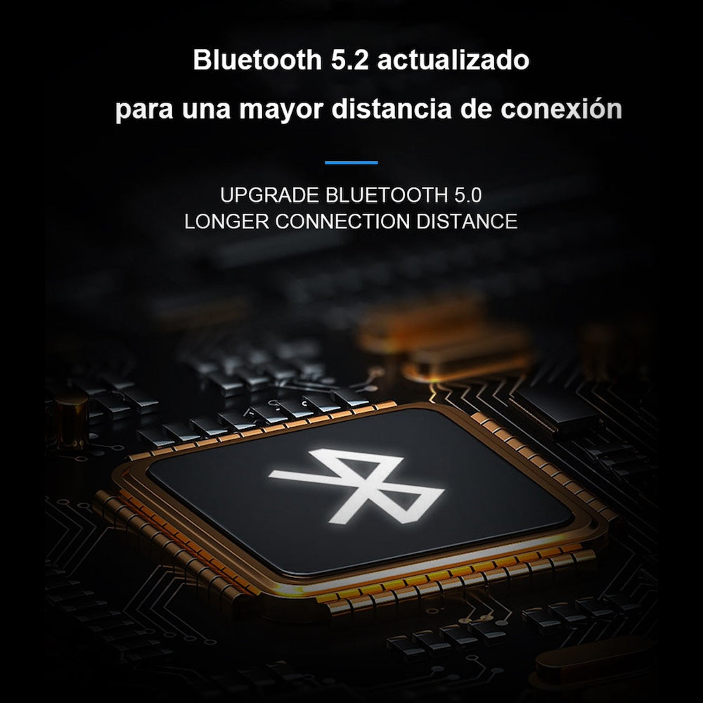 Bocina Bluetooth Moreka 383 RGB Radio FM Resistente al agua IPX6 8W - Imagen 7