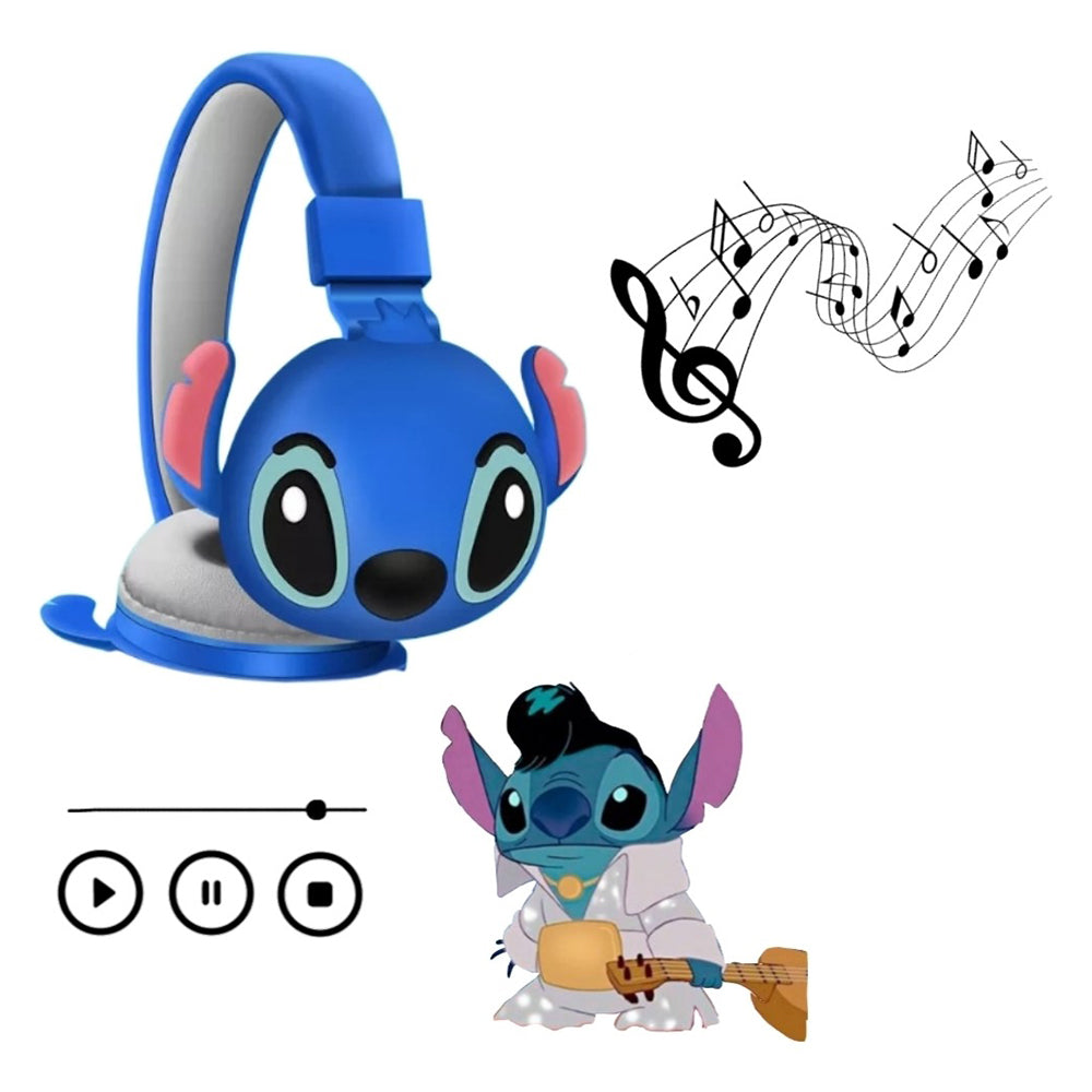 Audífonos Diadema Bluetooth Stitch Inalámbrico Plegable - Imagen 3