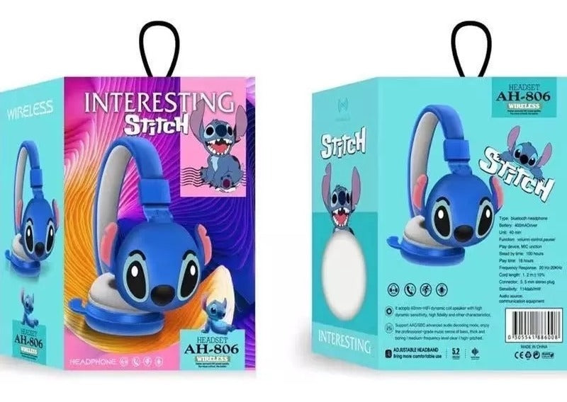 Audífonos Diadema Bluetooth Stitch Inalámbrico Plegable - Imagen 6