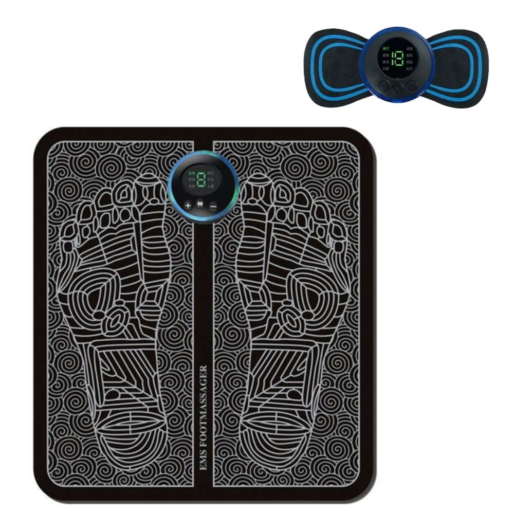 Masajeador Eléctrico Pies Cuello Espalda Cuerpo Portátil Recargables - Imagen 1