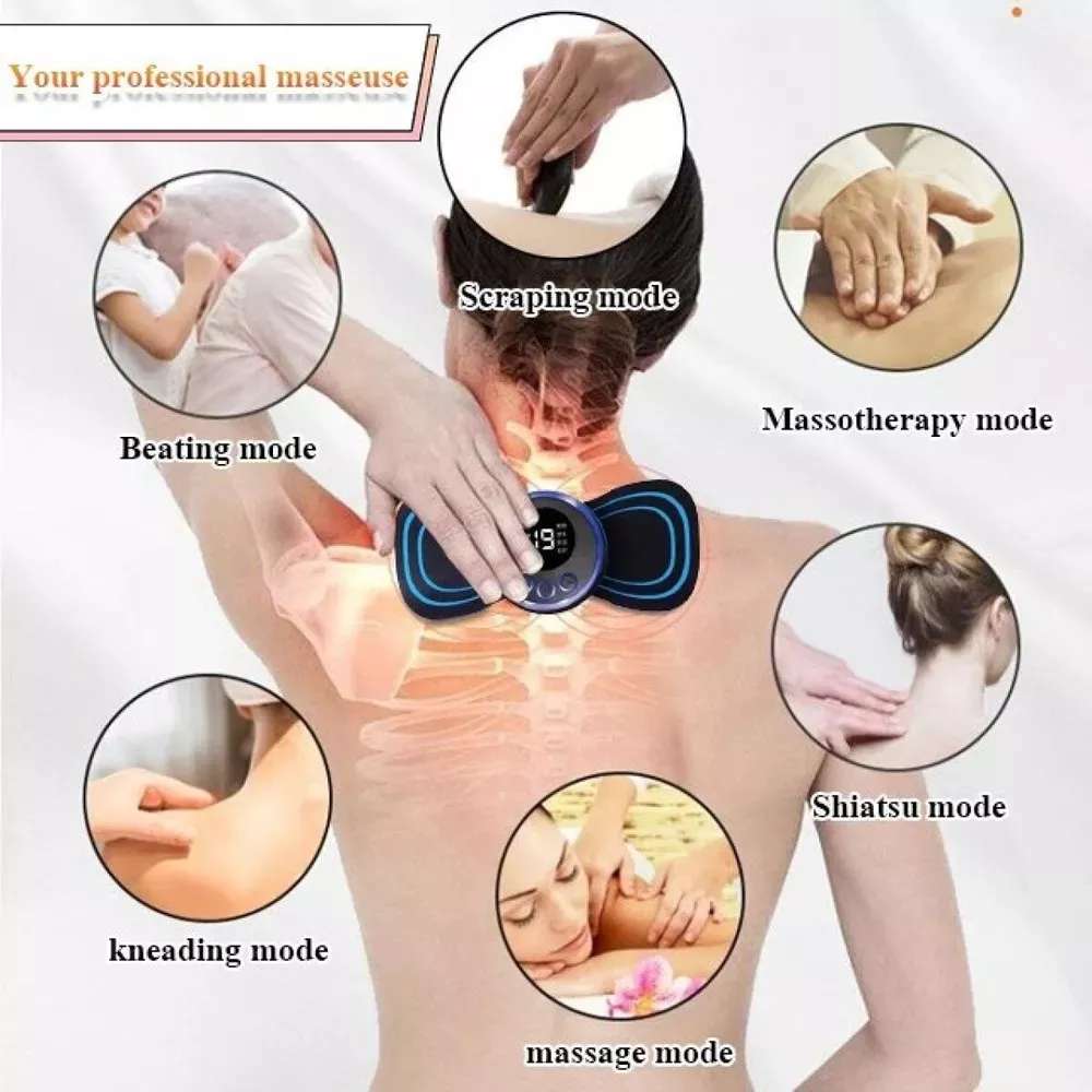 Masajeador Eléctrico Pies Cuello Espalda Cuerpo Portátil Recargables - Imagen 5