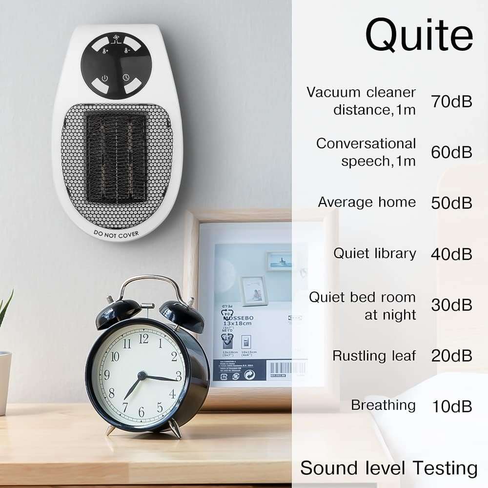 Calentador eléctrico portátil de 500 W de Pared RJG-023 - Imagen 10