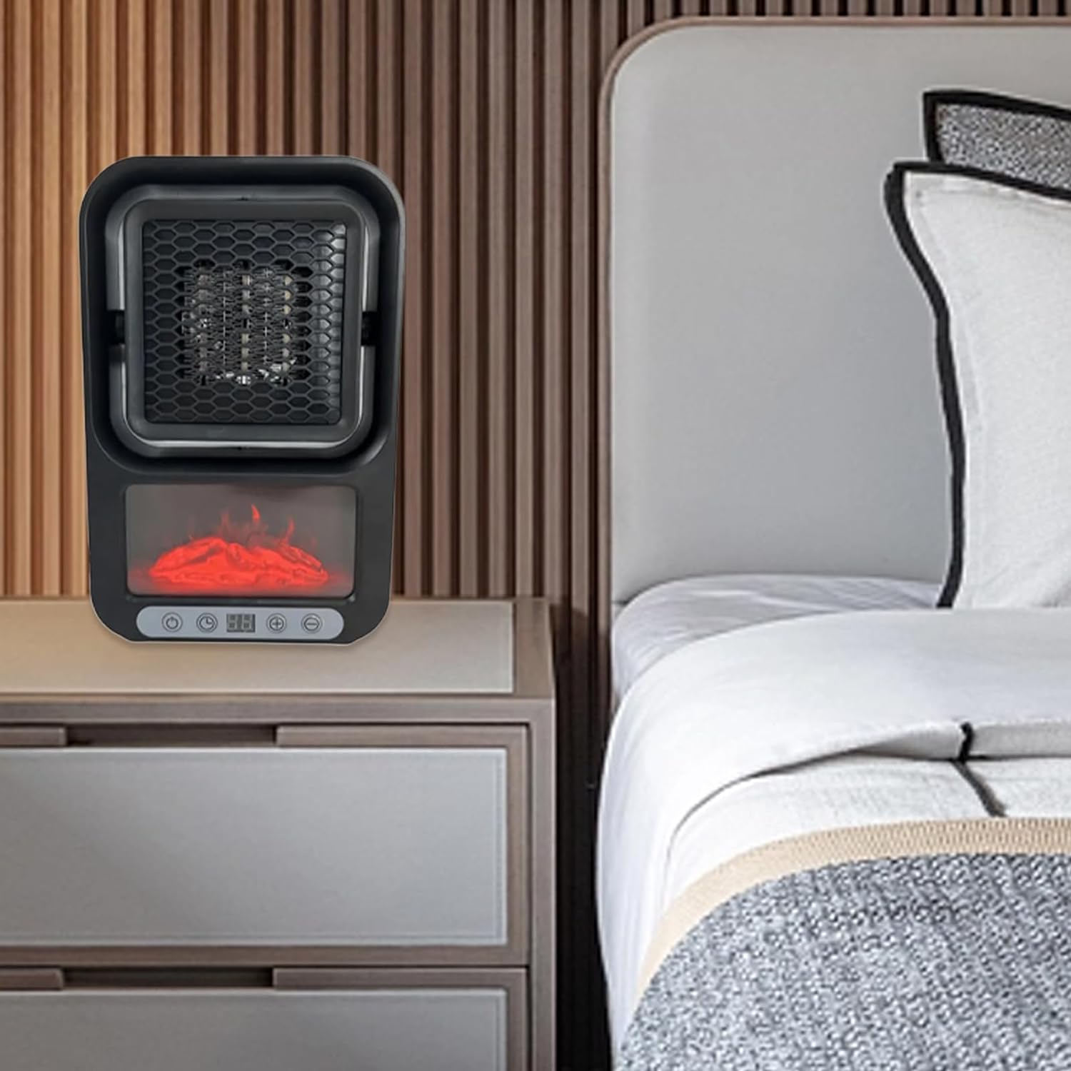 Calentador eléctrico portátil de cerámica 800w silenciosa Moreka NFJ-705W - Imagen 5