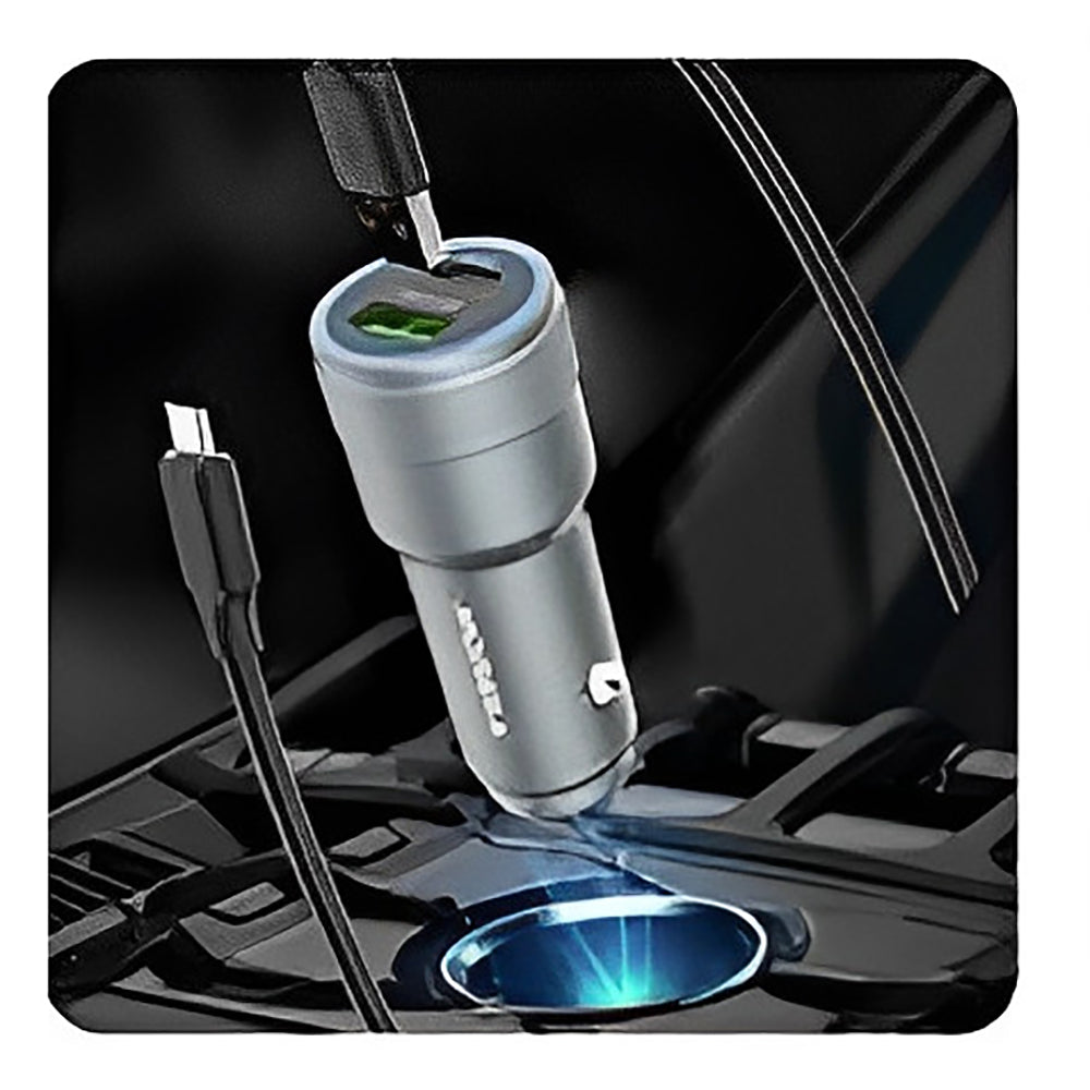 Cargador De Carro Moreka CP0088 Plug In 45W Tipo C-C - Imagen 5