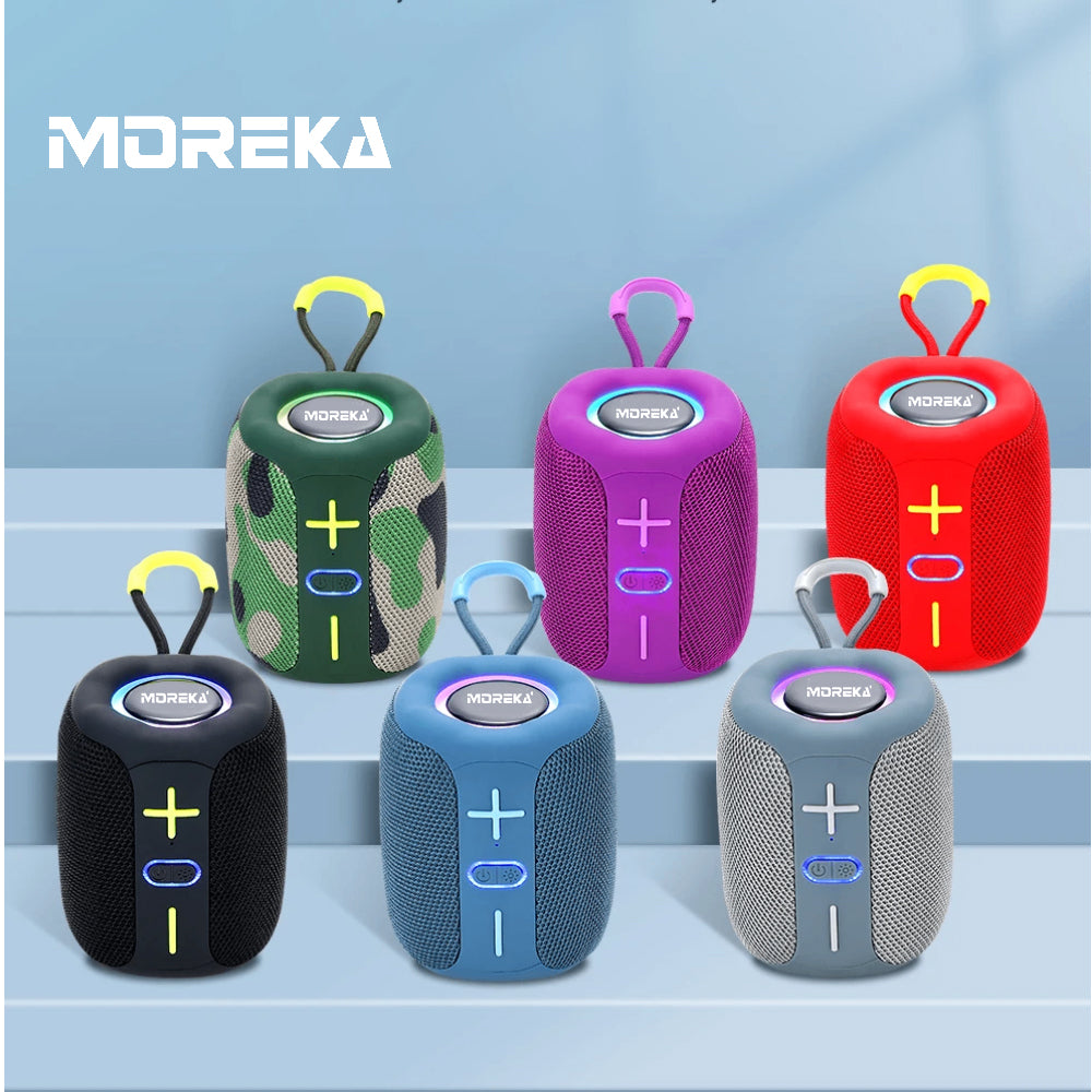 Bocina Moreka 404 RGB, Bluetooth, TF Card, Radio FM, USB - Imagen 2