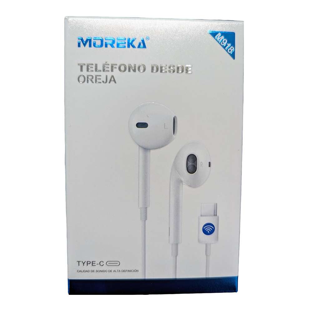 Audífonos Moreka M-918 Alámbricos Manos Libres — Bluetooth 5.3 TWS - Imagen 2
