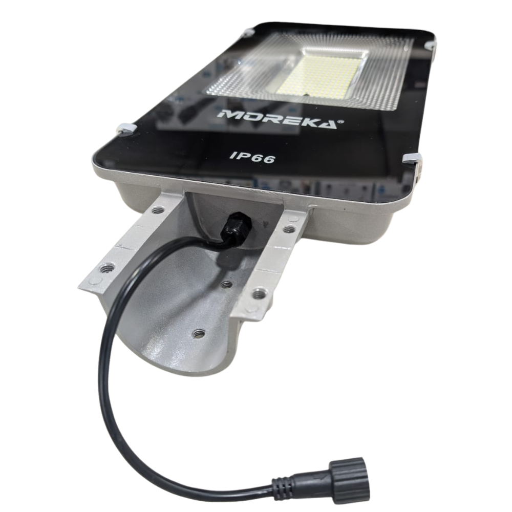 Luz de Calle Solar Moreka MOR 100W Cero Consumo con Control Remoto y Temporizador IP66 para Exteriores - Imagen 8