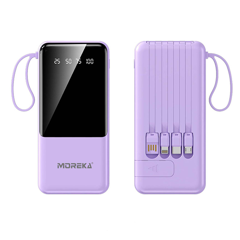 Power Bank Moreka K063 10000 mAh 37W 4 entredas 4 salidas - Imagen 8