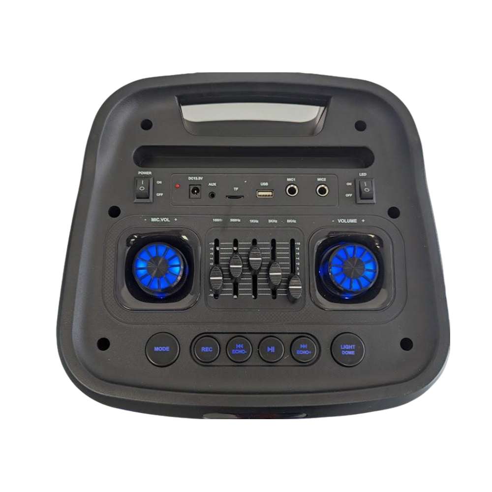 Sistema de Sonido Portátil dos wooferes de 10 pulgadas 60W FS-L1028 - Imagen 8