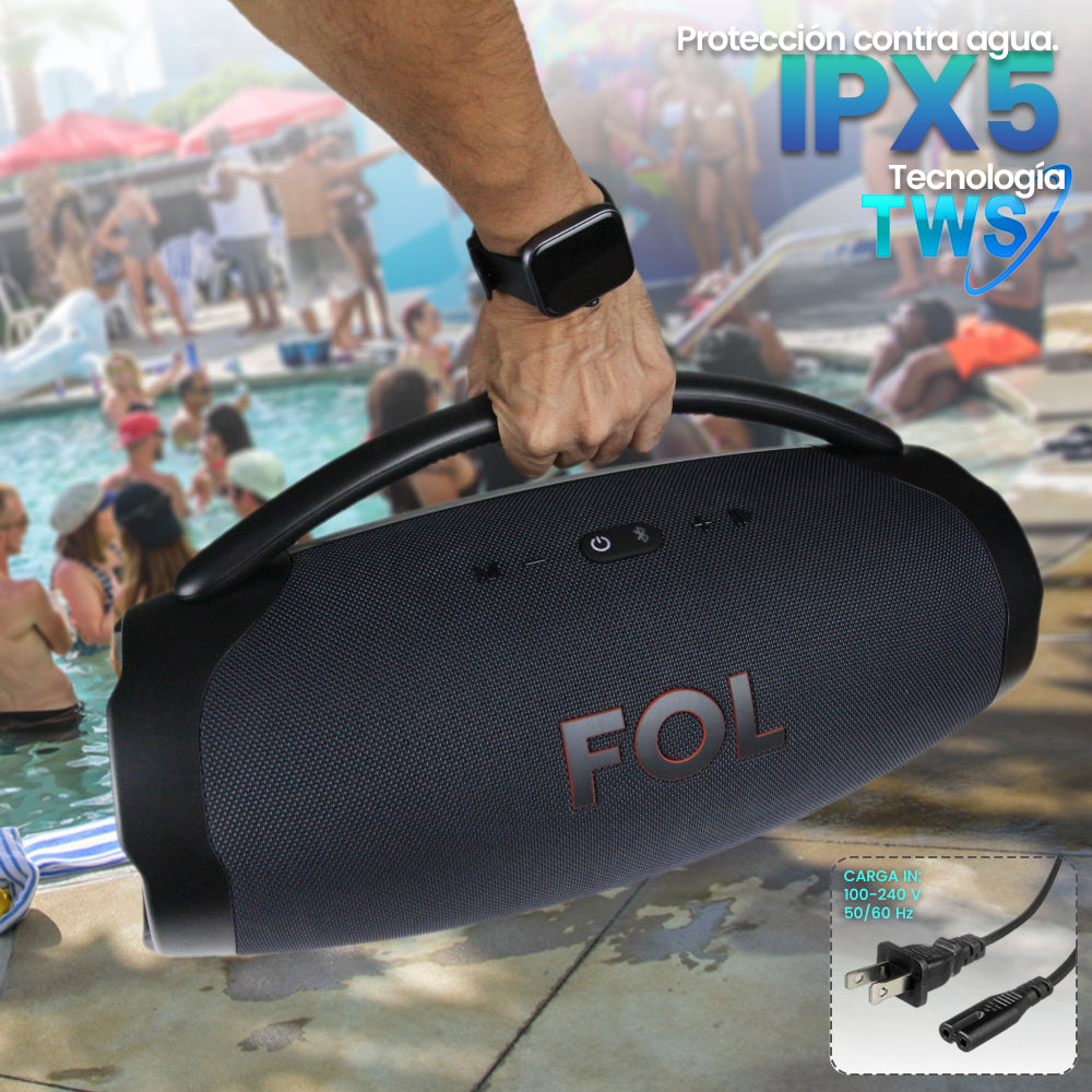 Bocina Bluetooth, contra agua 110W 8000mAh FOL FS-R207L - Imagen 3