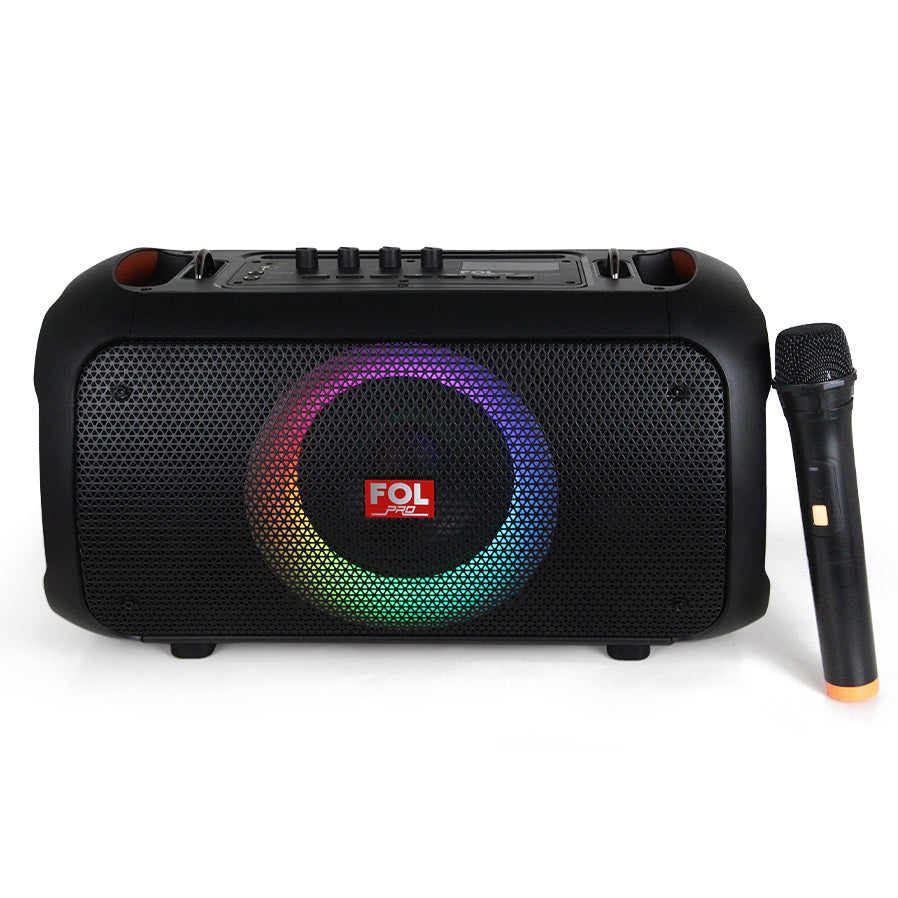 Bocina Bluetooth 50W 2000mAh entrada para Guitarra c/ Micrófono FOL FS-L128 - Imagen 1