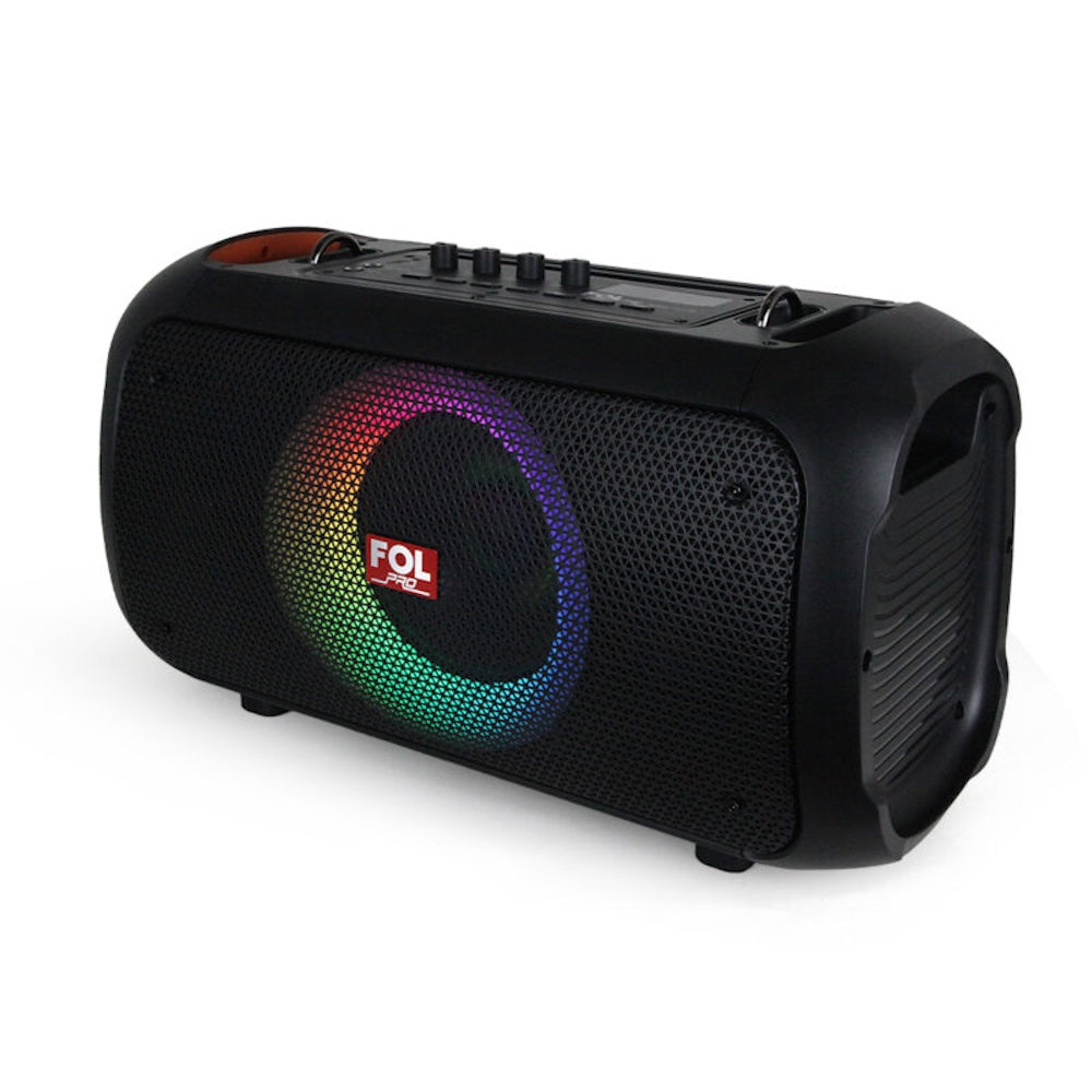 Bocina Bluetooth 50W 2000mAh entrada para Guitarra c/ Micrófono FOL FS-L128 - Imagen 2